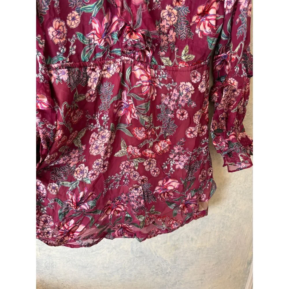 FOR LOVE‎ AND LEMONS BERRY FLORAL ROMPER